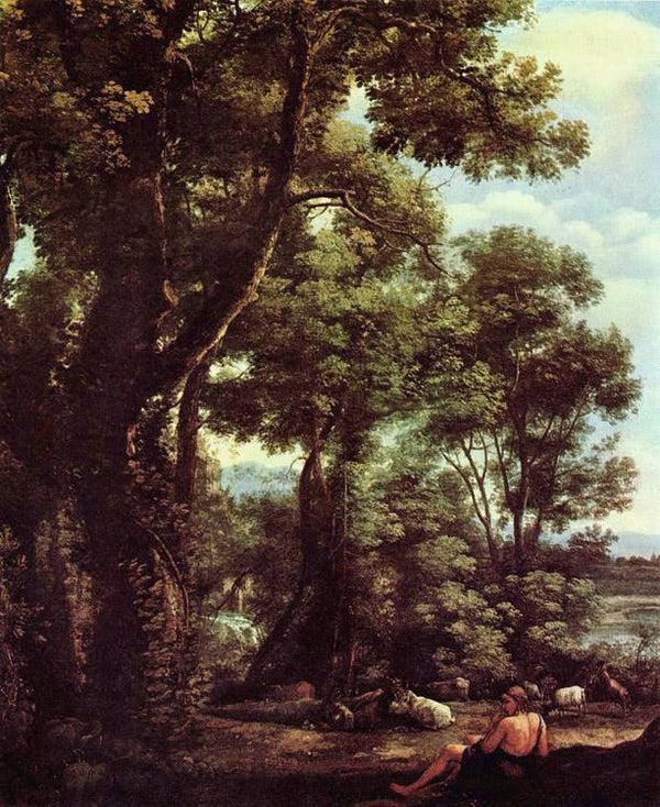 steve art gallery Landscape with a Goatherd Claude Lorrain 52x41cm