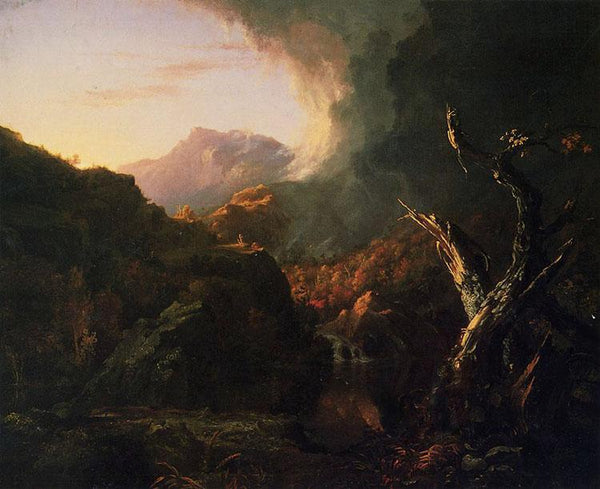 steve art gallery Landscape with Dead Tree Thomas Cole 50x40cm