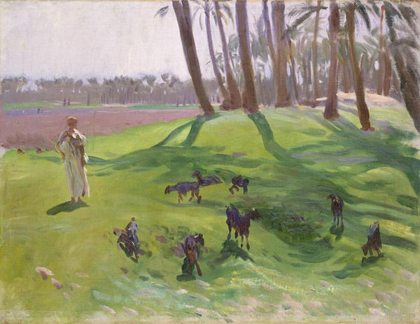 steve art gallery Landscape with Goatherd John Singer Sargent 81x61.7cm