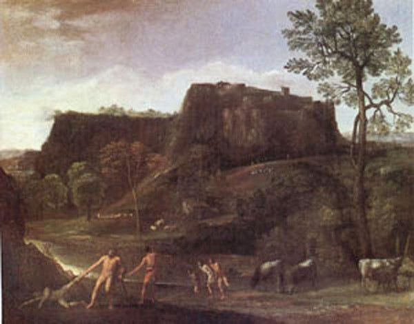 steve art gallery Landscape with Hercules and Achelous Domenichino 60x50cm