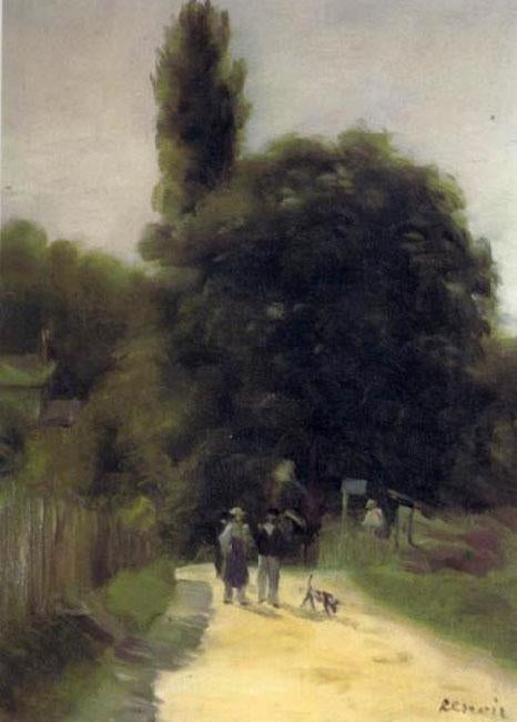 steve art gallery Landscape with Two Figures Pierre Renoir 33x24.1cm