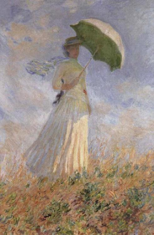 steve art gallery Layd with Parasol Claude Monet 60x40cm