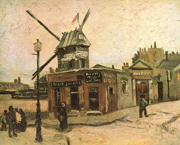 steve art gallery Le Moulin de la Galette Vincent Van Gogh 46.5x38cm