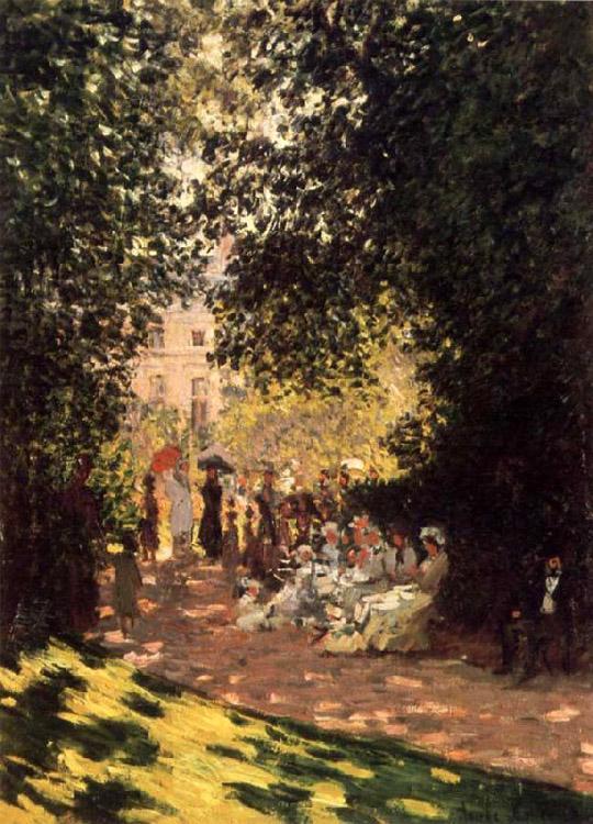 steve art gallery Le Parc Monceau Claude Monet 60x40cm