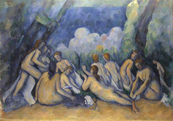steve art gallery Les grandes baigneuses Paul Cezanne 60x40cm