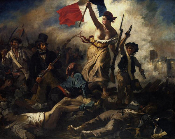 steve art gallery Liberty Leading the People Eugene Delacroix 50x40cm