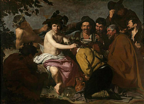 steve art gallery Los Borrachos Diego Velazquez 60x40cm