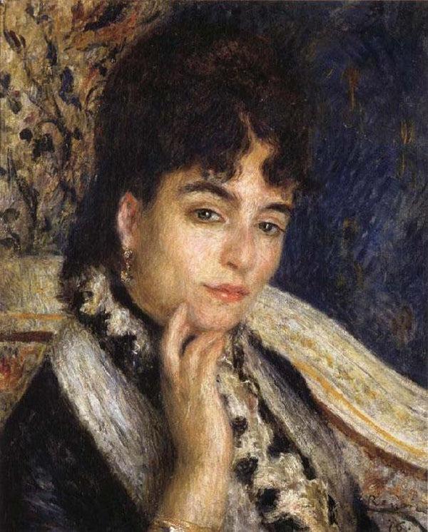 steve art gallery Madame Alphonse Daudet Pierre Renoir 47x36cm