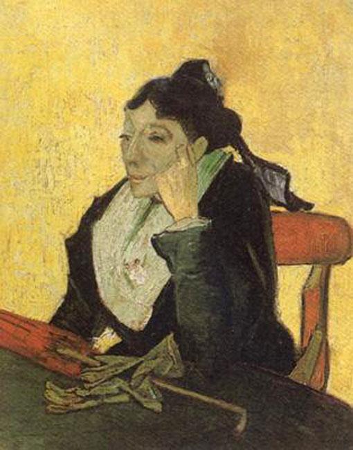 steve art gallery Madame Ginoux wtih Books Vincent Van Gogh 60x50cm