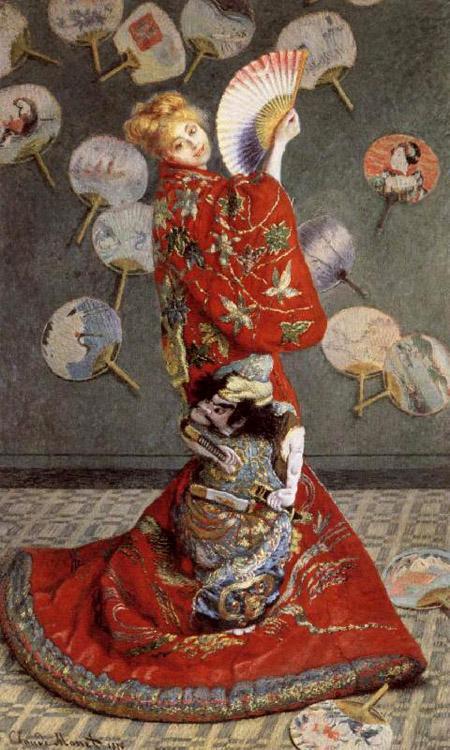 steve art gallery Madame Monet in Japanese Costume Claude Monet 60x40cm