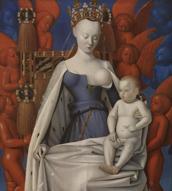 steve art gallery Madonna and Chile Jean Fouquet 60x50cm