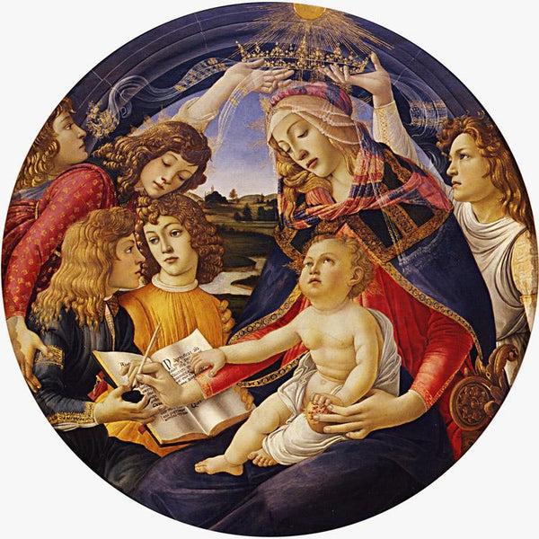 steve art gallery Madonna del Magnificat Sandro Botticelli 50x50cm