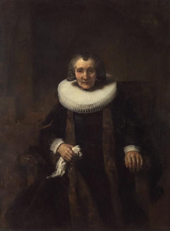steve art gallery Mararetha de Geer REMBRANDT Harmenszoon van Rijn 50x40cm