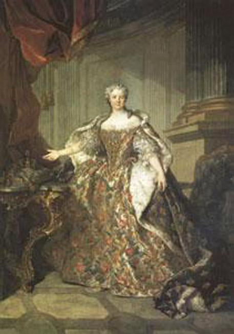 steve art gallery Marie Leczinska Queen of France wife of Louis XV Louis Tocque 60x40cm