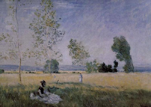 steve art gallery Meadow at Bezons Claude Monet 60x40cm