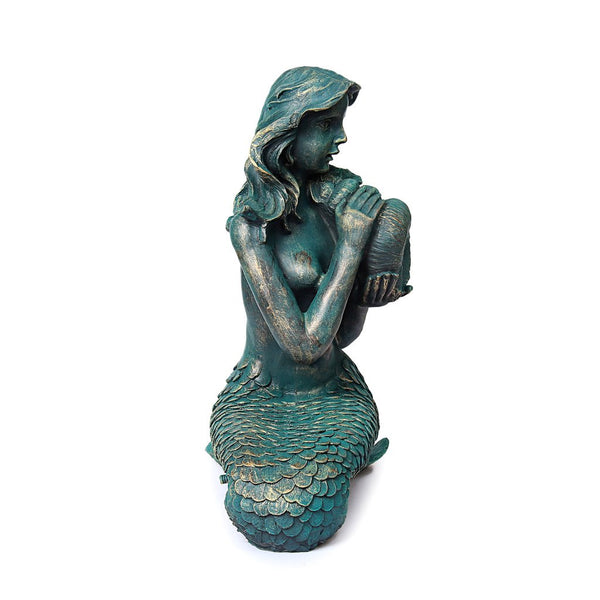 Steve Art Gallery Mermaid Fountain For Your Garden 53x29x26 Cm