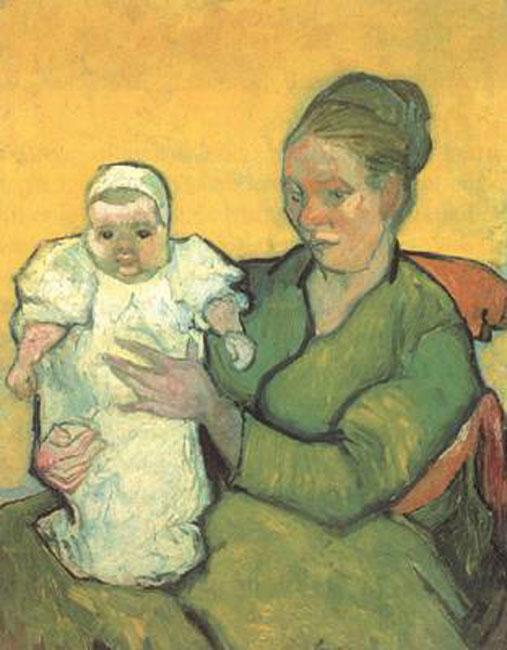 steve art gallery Mother Roulin wtih Her Baby Vincent Van Gogh 50x40cm