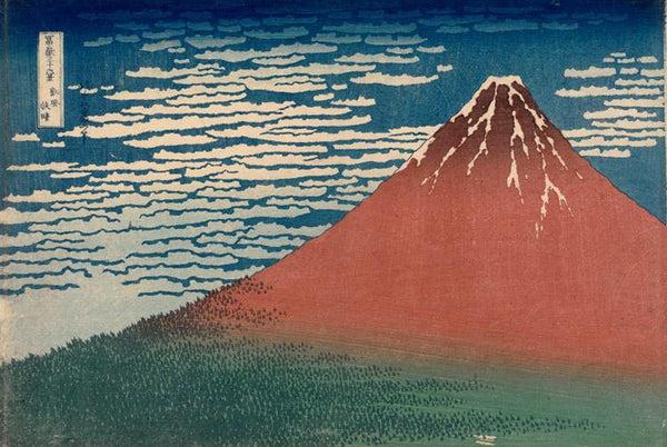 steve art gallery Mount Fuji in Clear Weather Katsushika Hokusai 27x38cm