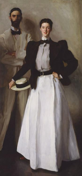 steve art gallery Mr and Mrs Isaac Newton Phelps John Singer Sargent 80x40cm
