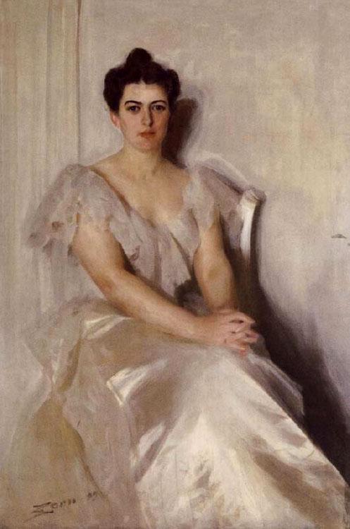 steve art gallery Mrs Frances Cleveland Anders Zorn 60x40cm