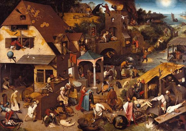 steve art gallery Netherlandish Proverbs BRUEGEL Pieter the Elder 50x40cm