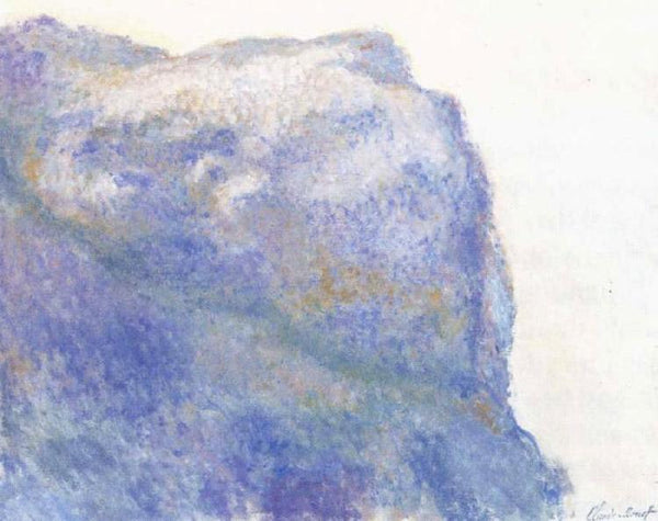 steve art gallery On the Cliff at Le Petit Ailly Claude Monet 50x40cm