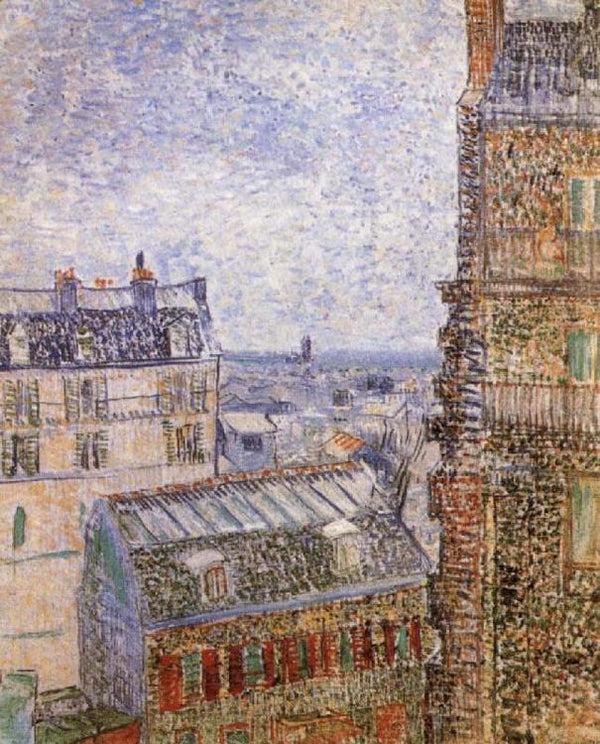 steve art gallery Paris seen from Vincent-s Room In the Rue Lepic Vincent Van Gogh