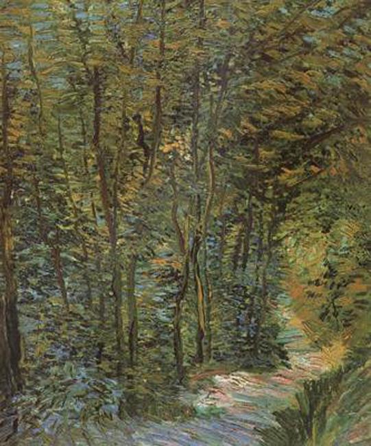 steve art gallery Path in the Woods Vincent Van Gogh 46x38.5cm