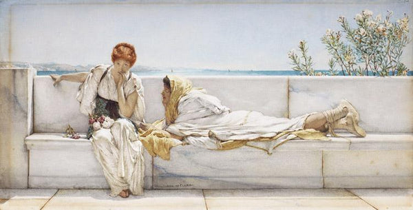 steve art gallery Pleading Alma-Tadema Sir Lawrence 21.5x33.5cm
