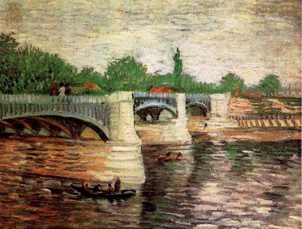 steve art gallery Pont de la Grande Jatte Vincent Van Gogh 32x40.5cm