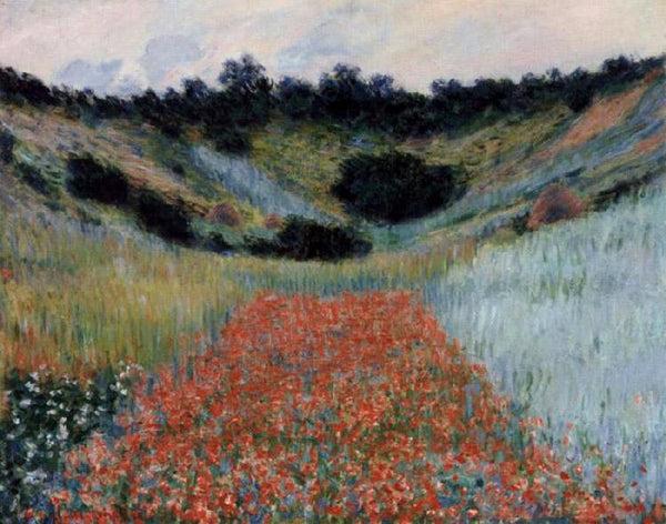 steve art gallery Poppy field in a hollow near Givemy Claude Monet 61.5x81.3cm