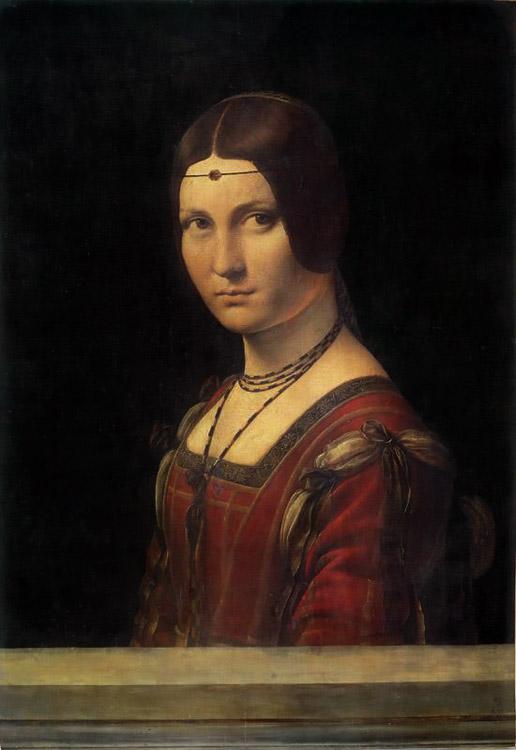steve art gallery Portrait of a Lady at the Court Leonardo Da Vinci 63x45cm