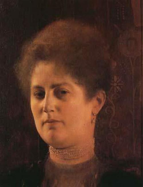 steve art gallery Portrait of a Lady (Frau Heymann) around Gustav Klimt 39x23cm