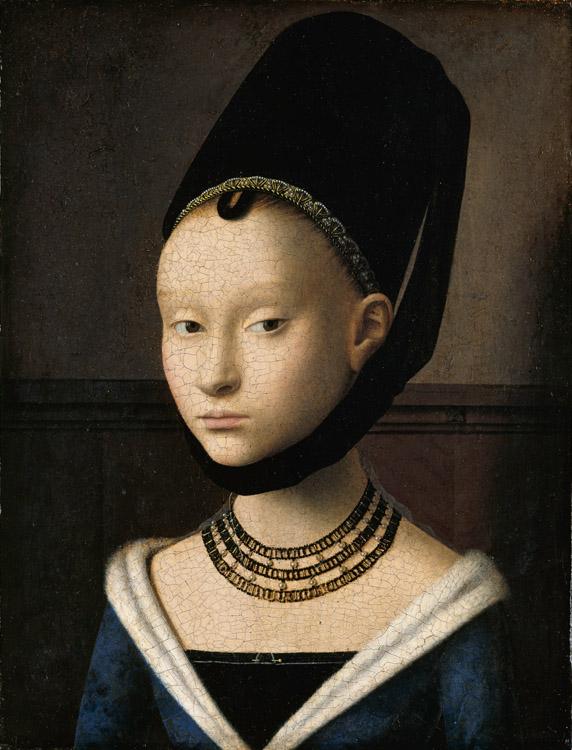 steve art gallery Portrait of a Lady Petrus Christus 28x21cm