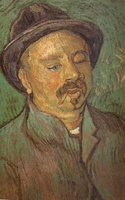 steve art gallery Portrait of a One-Eyed Man Vincent Van Gogh 56x36.5cm