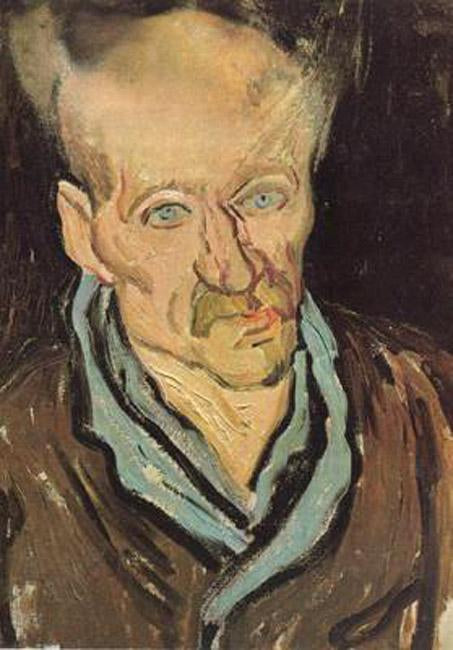 steve art gallery Portrait of a Patient in Saint-Paul Hospital Vincent Van Gogh