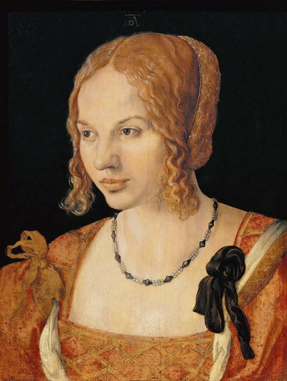 steve art gallery Portrait of a Young Venetian Woman Albrecht Durer 35x26cm