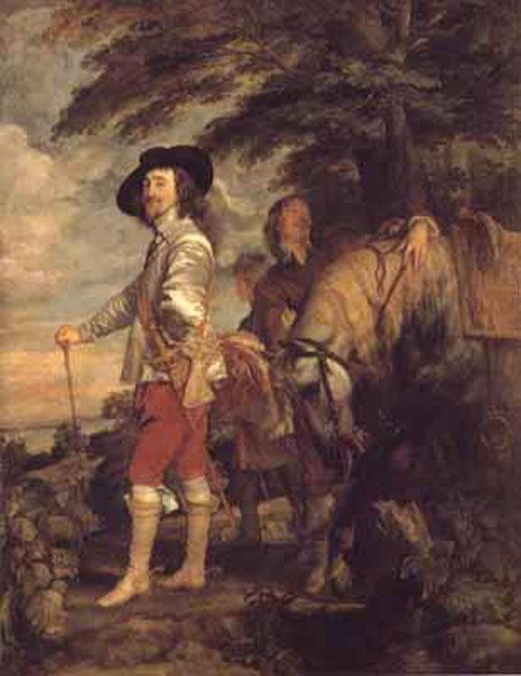 steve art gallery Portrait of charles i hunting Anthony Van Dyck 50x40cm