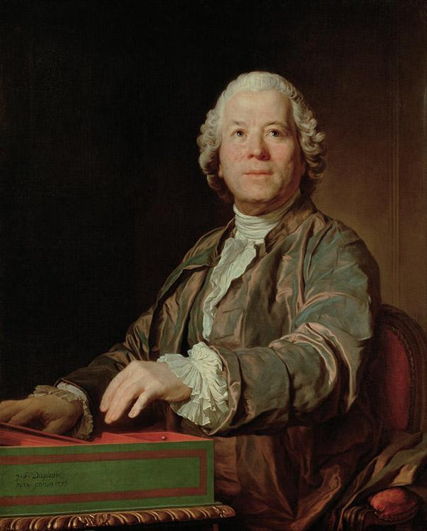 steve art gallery Portrait of Christoph Willibald Joseph-Siffred Duplessis 50x40cm