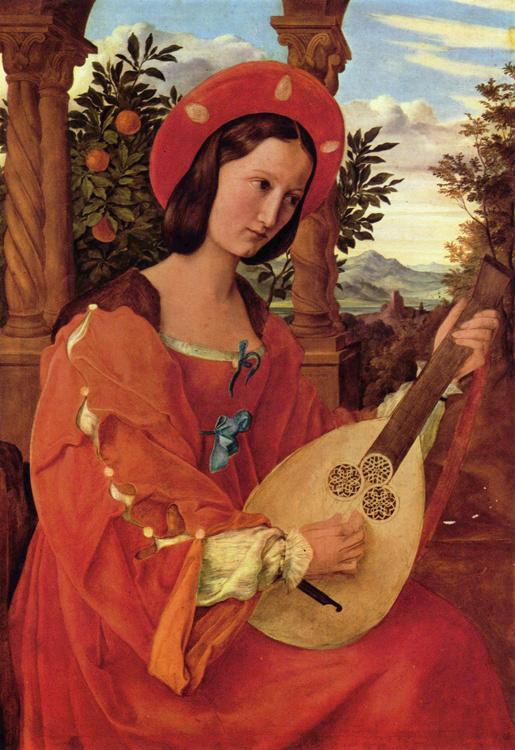 steve art gallery Portrait of Clata Bianca Julius Schnorr von Carolsfeld 37x26cm