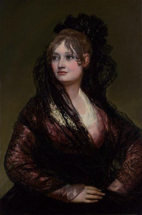 steve art gallery Portrait of Dona Isabel de Porcel Francisco de Goya 60x40cm