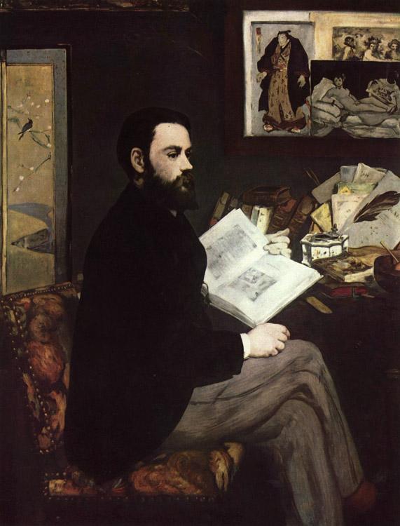 steve art gallery Portrait of Emile Zola Edouard Manet 50x40cm
