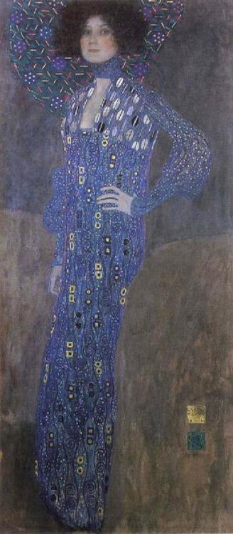 steve art gallery Portrait of Emilie Floge Gustav Klimt 80x40cm