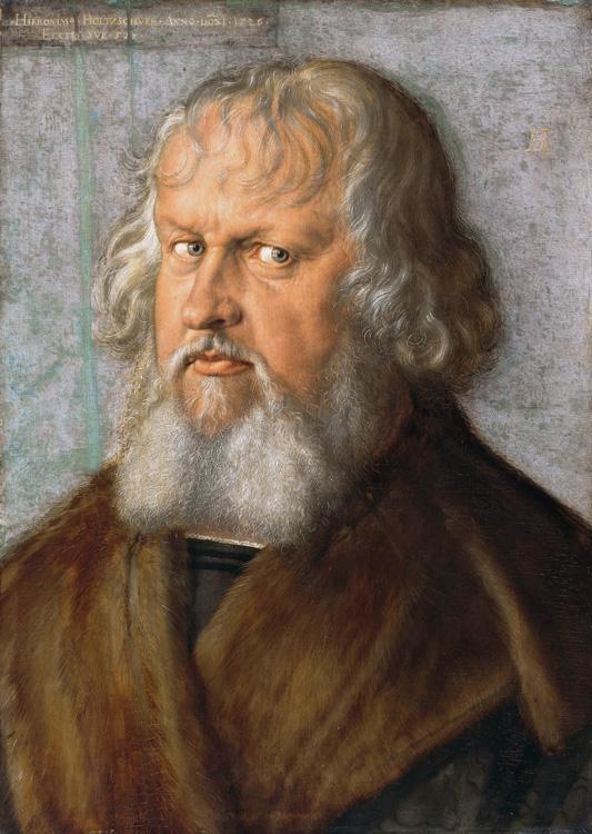 steve art gallery Portrait of Hieronymus Holzschuher Albrecht Durer 48x36cm