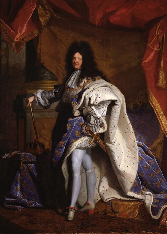 steve art gallery Portrait of Louis XIV Hyacinthe Rigaud 60x40cm