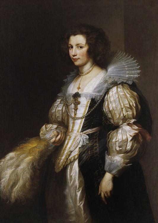 steve art gallery Portrait of Maria Louisa de Tassis Anthony Van Dyck 60x40cm