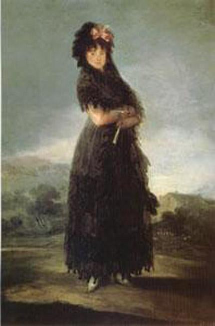 steve art gallery Portrait of Mariana Waldstein Francisco de Goya 60x40cm