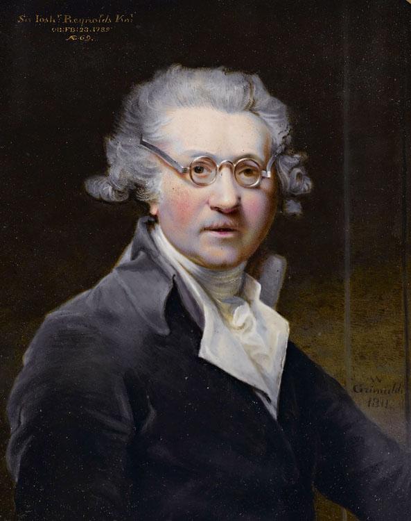steve art gallery Portrait of the Artist Sir Joshua Reynolds 60x40cm
