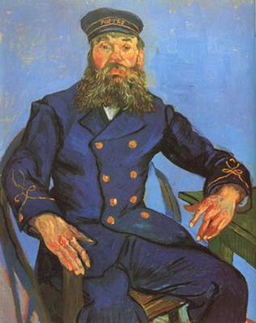 steve art gallery Portrait of the Postman Joseph Roulin Vincent Van Gogh 81.2x65.3cm