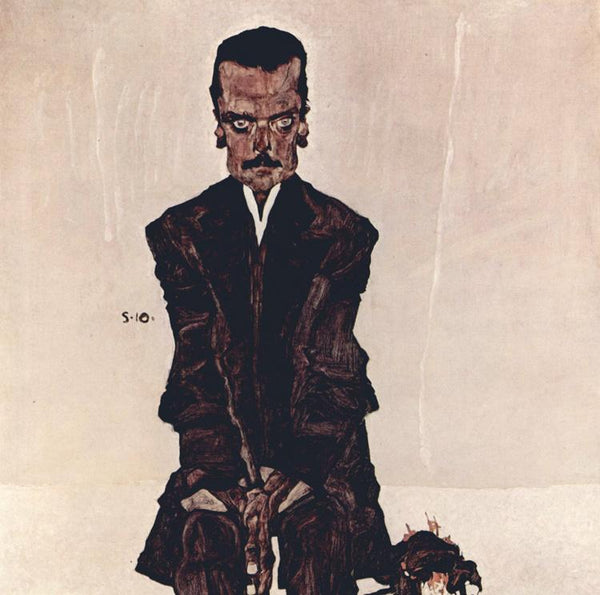 steve art gallery Portrait of the Publisher Eduard Kosmack Egon Schiele 50x50cm